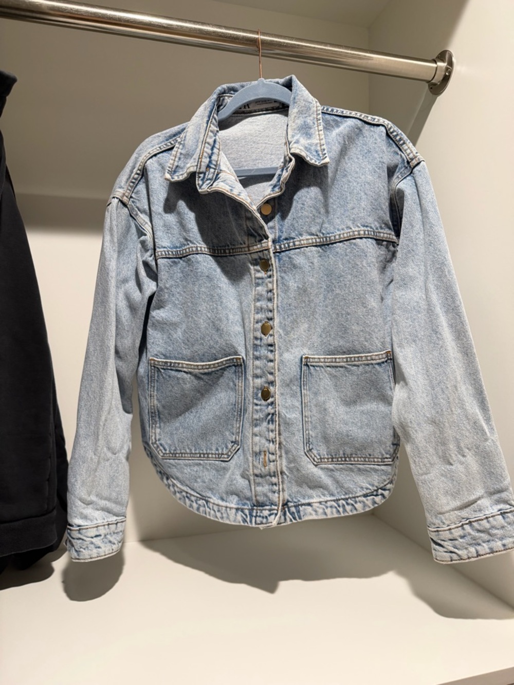 ZARA POCKETED Z1975 DENIM JACKET - Picture 3 of 5